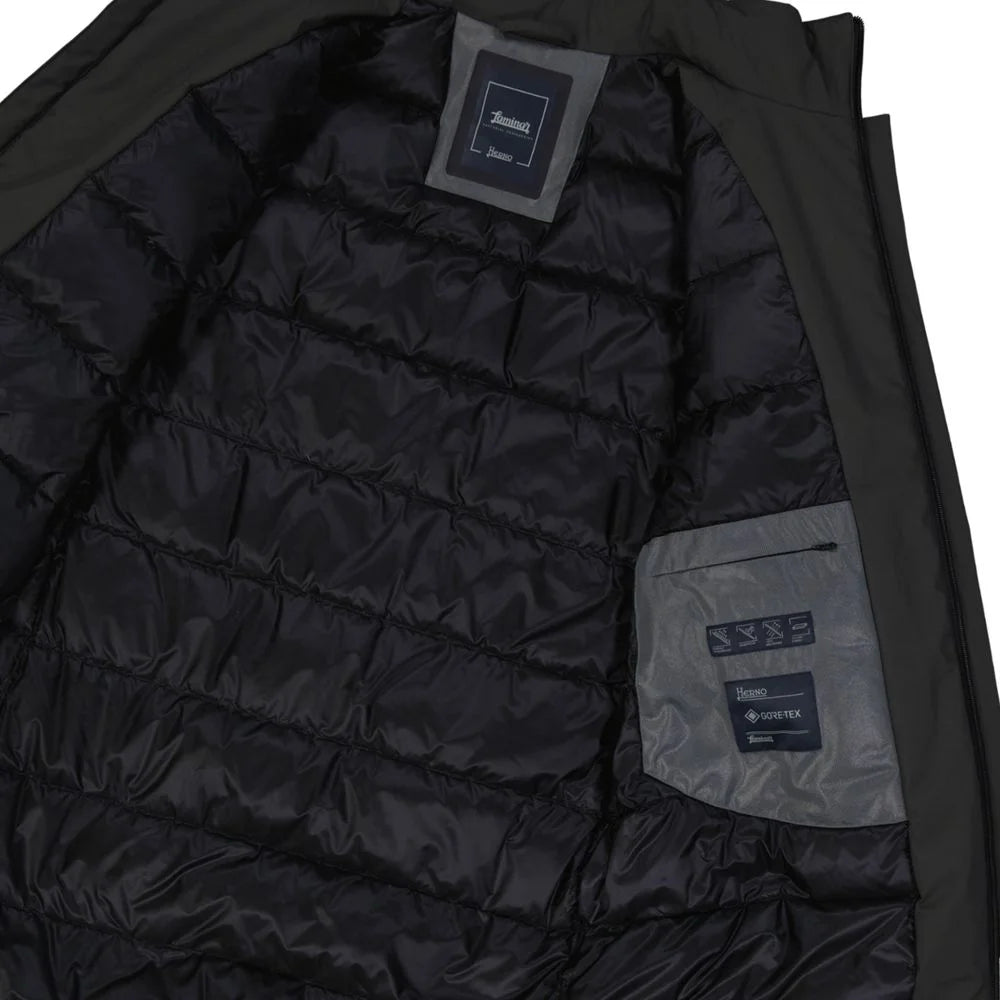 Manteau en polyester gris Herno - 48 | M