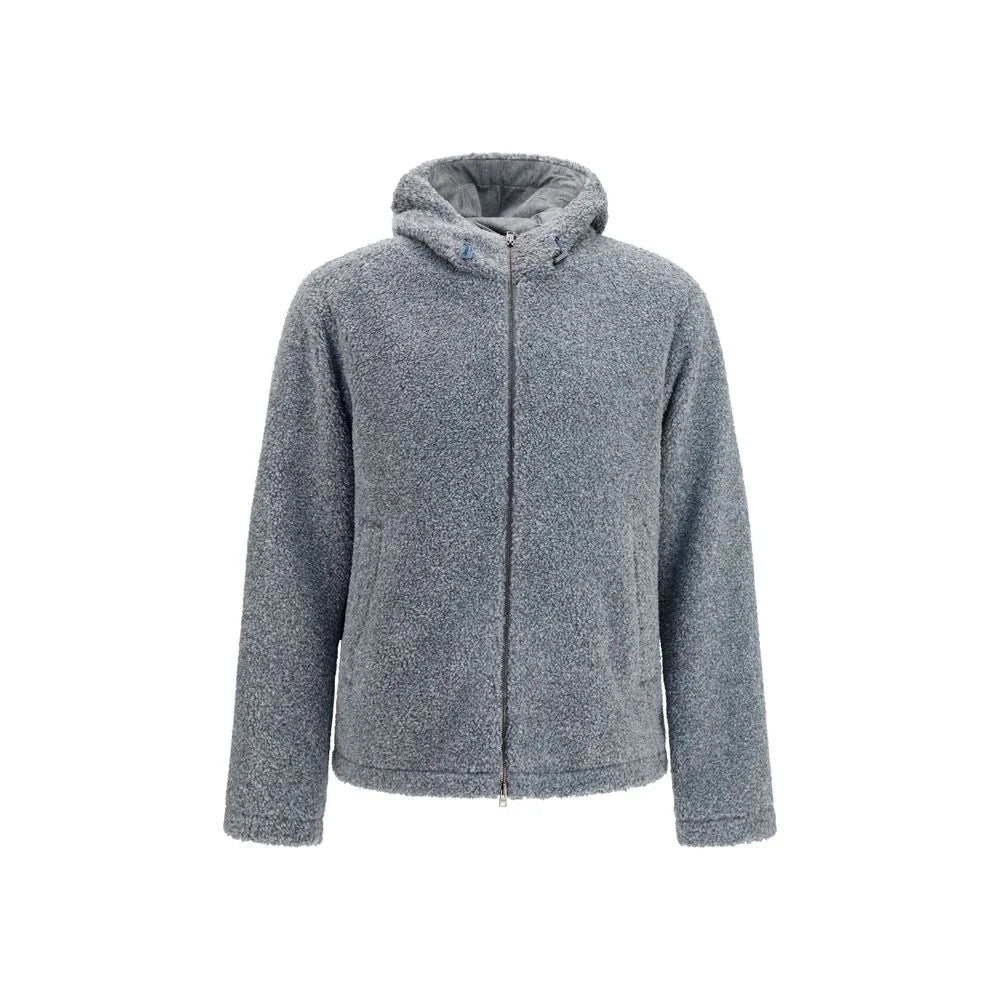 Herno Gray Polyester Full-Length Jacket