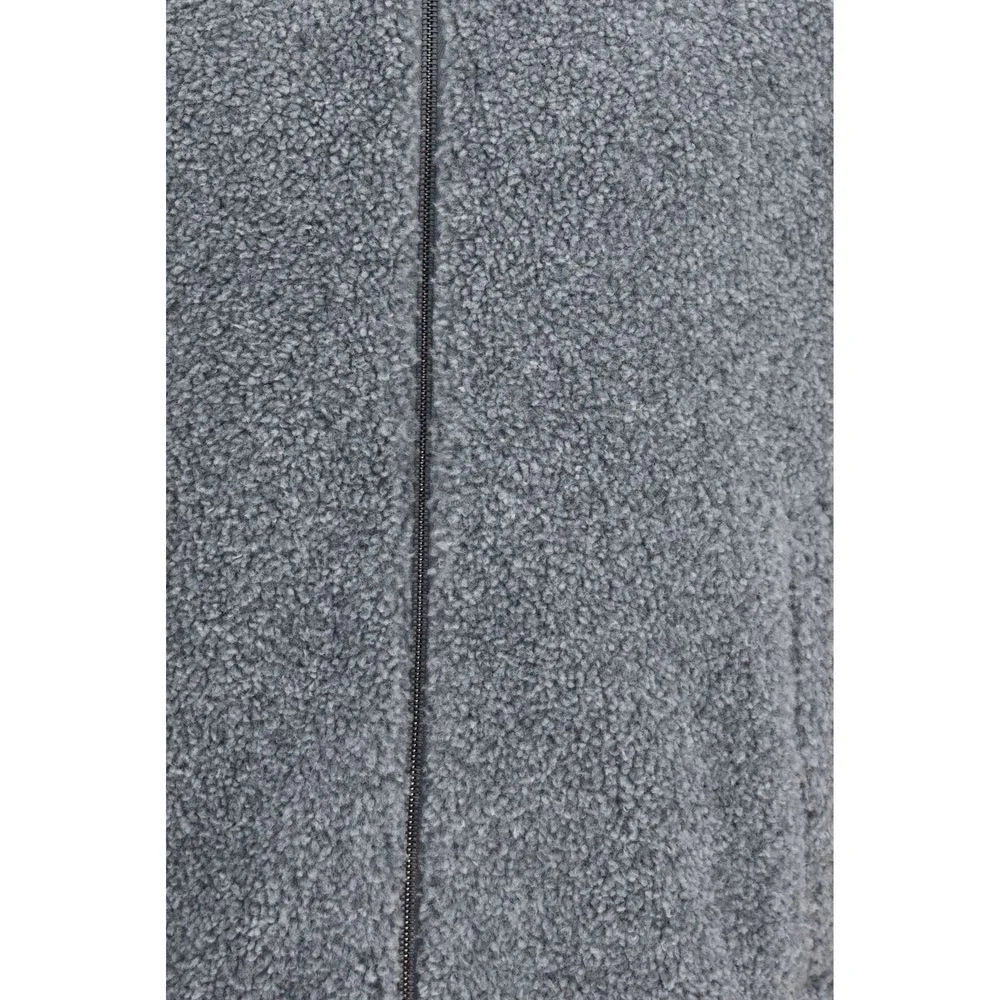 Herno Gray Polyester Full-Length Jacket