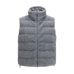 Herno Gray Polyester Sleeveless Jacket