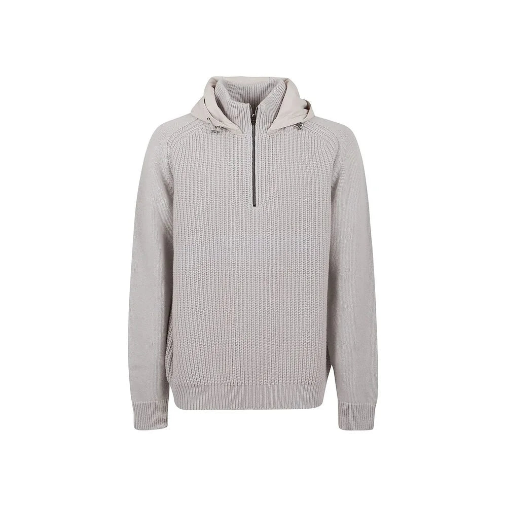 Herno Gray Wool Sweatshirt - IT50 | L