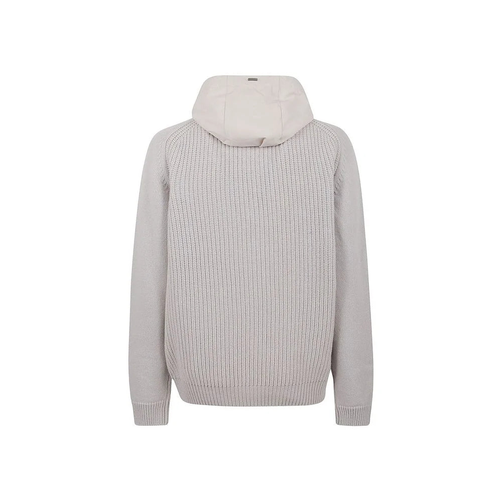 Herno Gray Wool Sweatshirt - IT50 | L