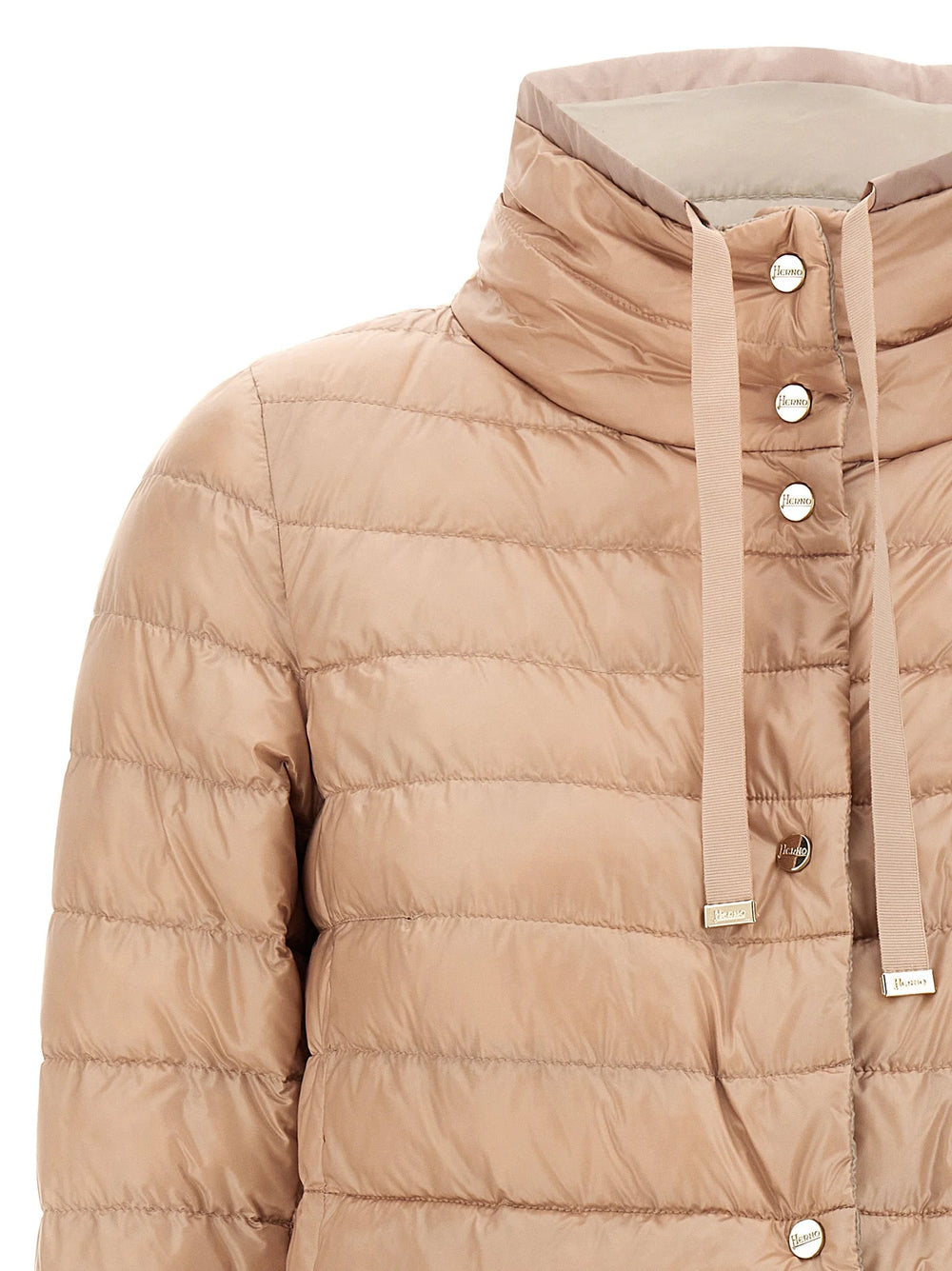 Herno Mehrfarbige Polyamid-Jacke im Maxilängen