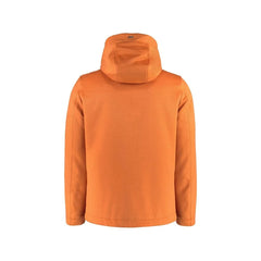 Herno Orange Cashmere Full-Length Jacket
