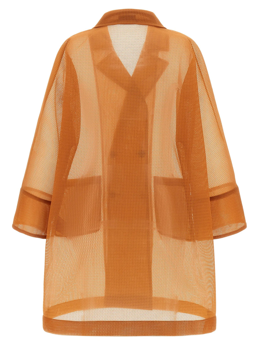 Herno Orange Polyester Coat - IT44