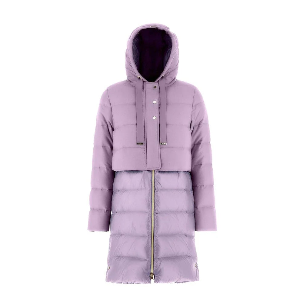 Herno Purple Cashmere Coat - 42