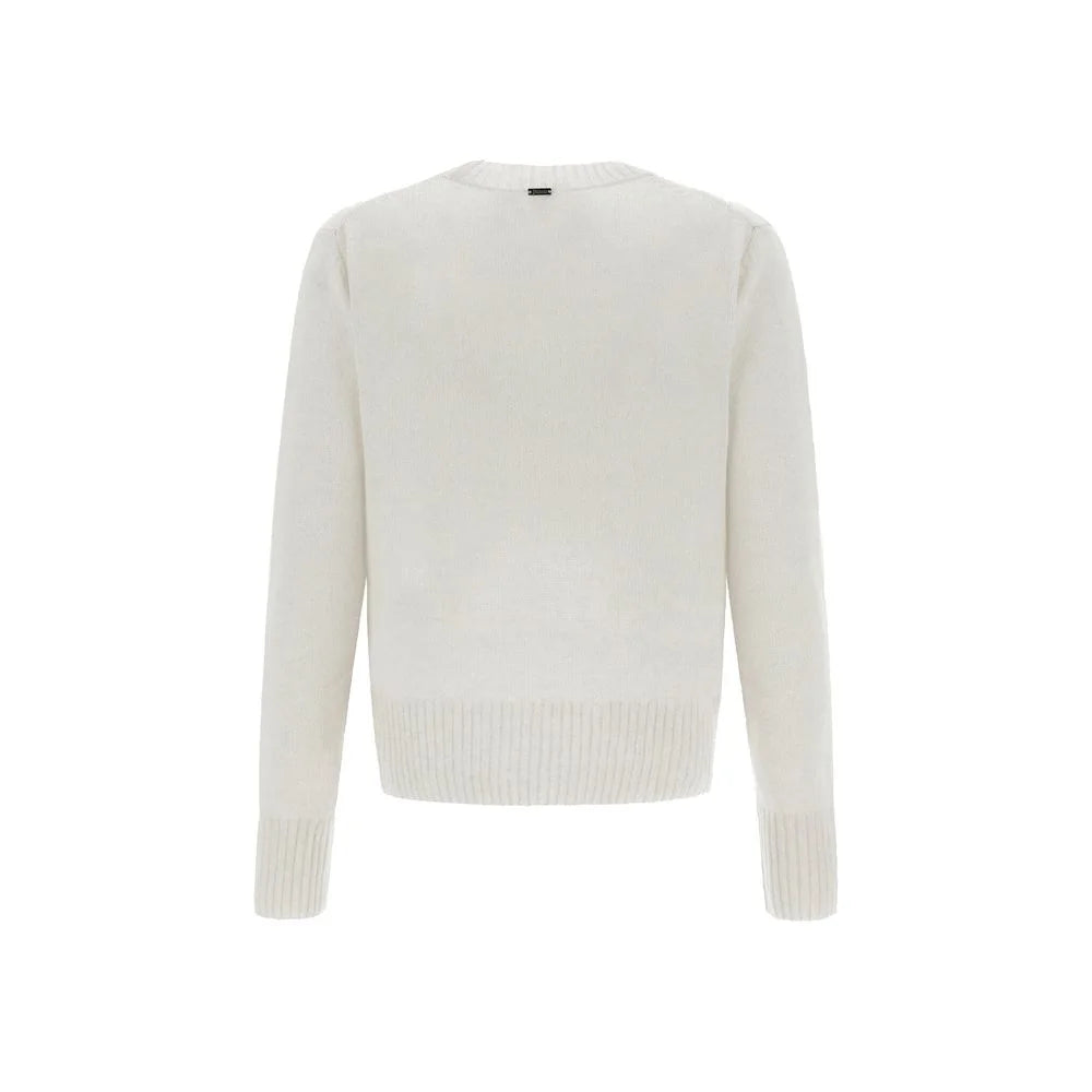 Herno White Cashmere Cashmere Sweater