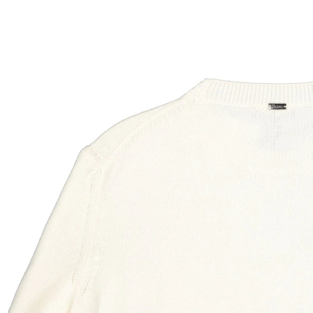 Herno White Cashmere Sweater