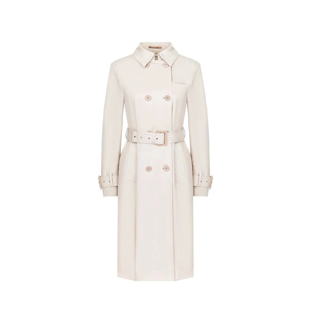 Herno White Cotton Coat