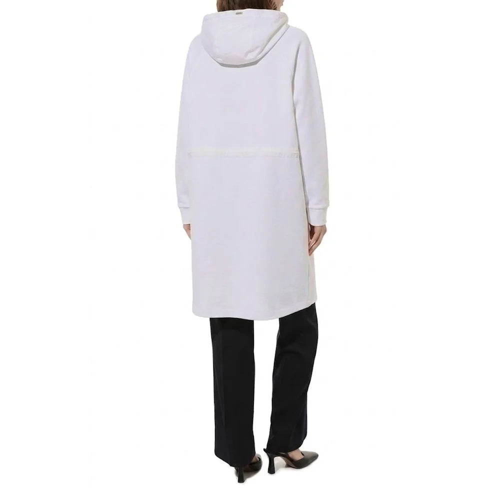 Herno White Cotton Coat