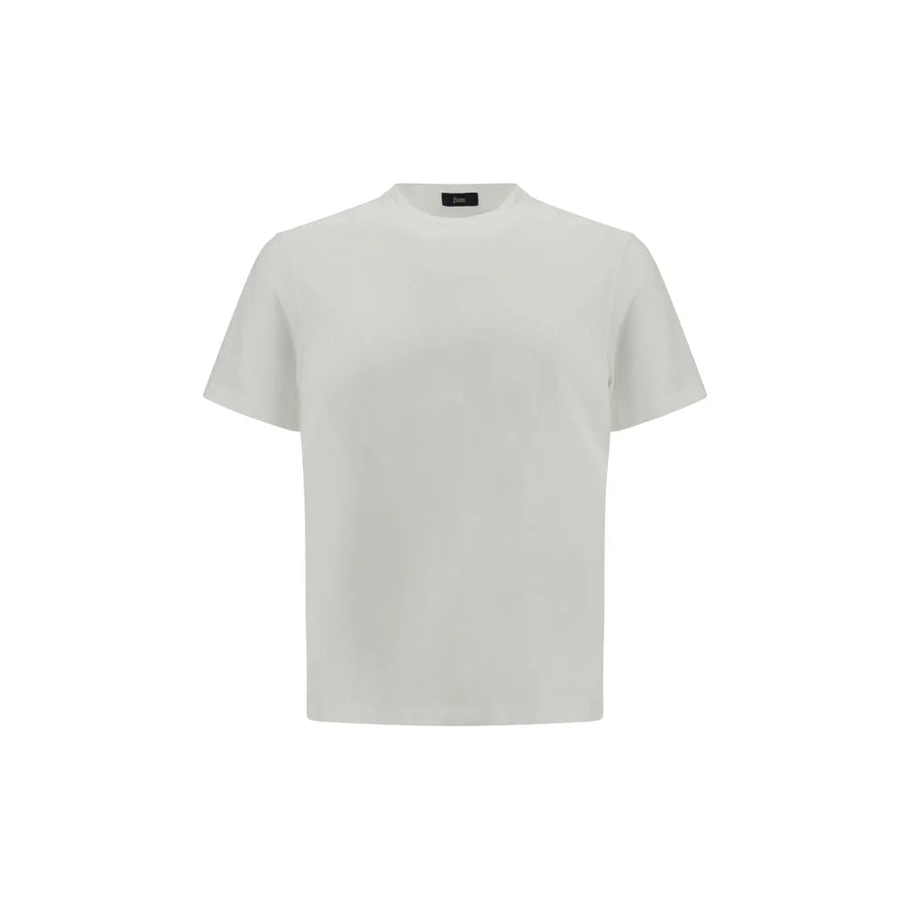 Herno White Cotton T-Shirt