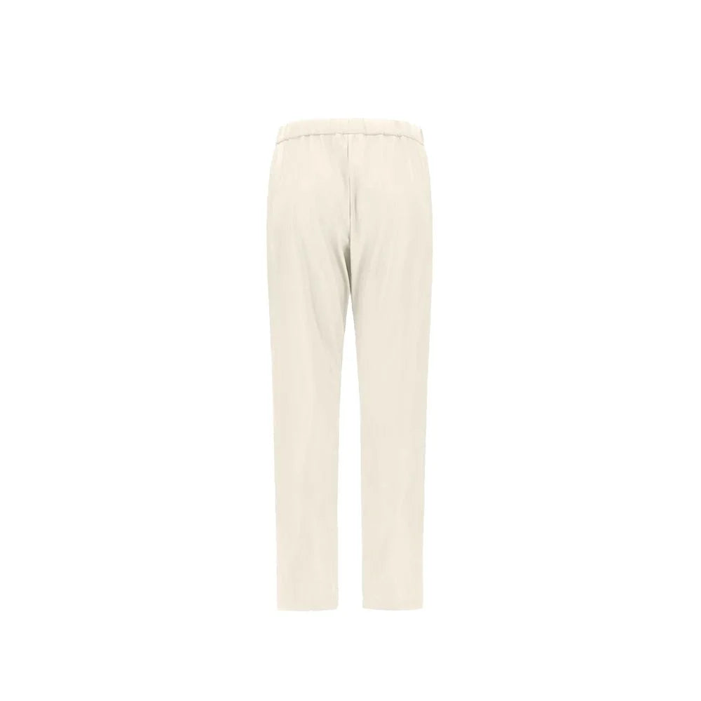 Herno White Leather Pants