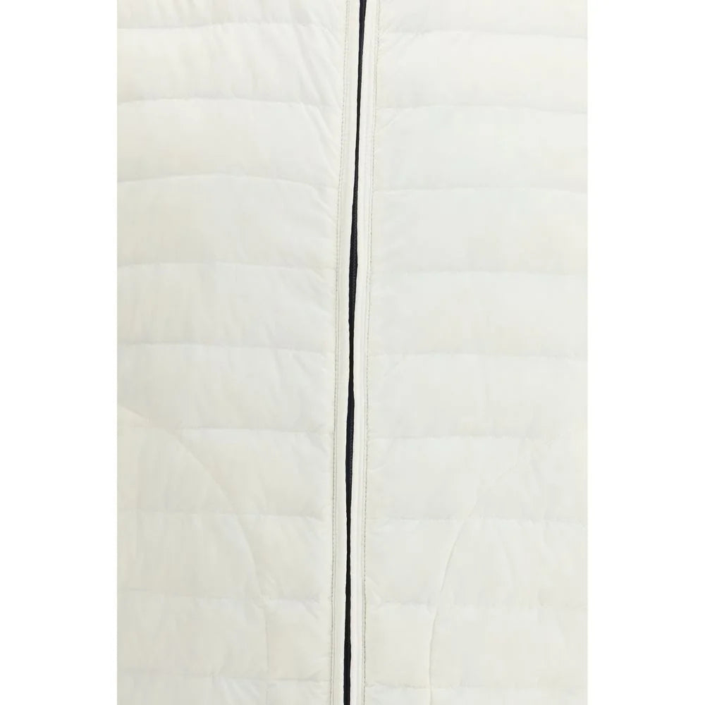 Herno White Polyamide Sleveless Jacket