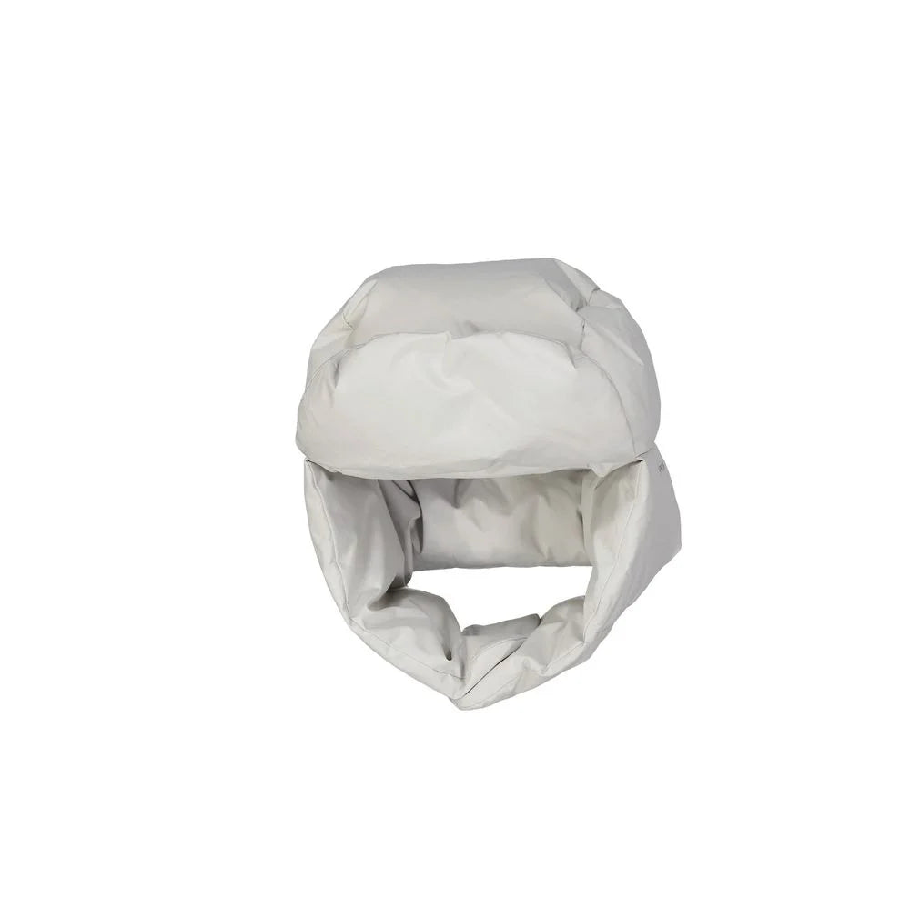 Herno White Polyester Beanie - M