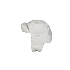 Herno White Polyester Beanie - M