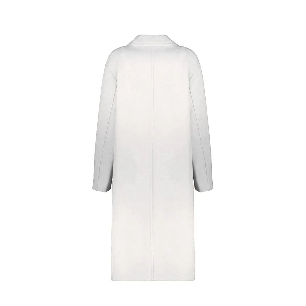 Herno White Wool Coat