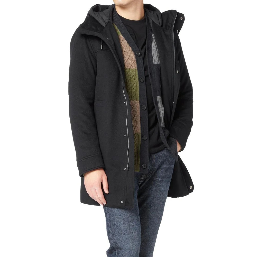 Herno Wool Cashmere Hooded Coat - Overcoats