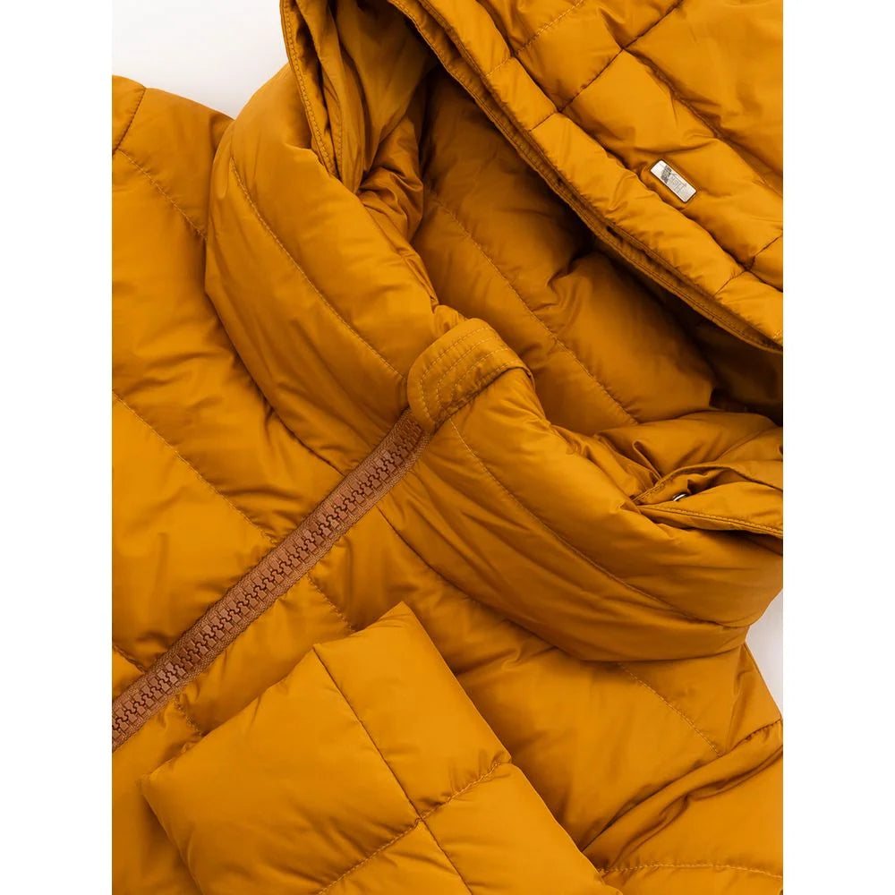 Herno Yellow Polyamide Jackets & Coat - IT42|M - Puffer Jackets