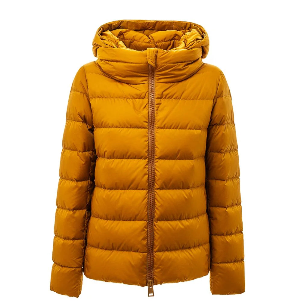 Herno Yellow Polyamide Jackets & Coat - IT42|M - Puffer Jackets