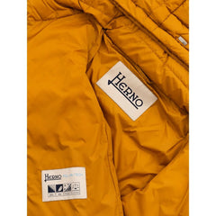 Herno Yellow Polyamide Jackets & Coat - IT42|M - Puffer Jackets