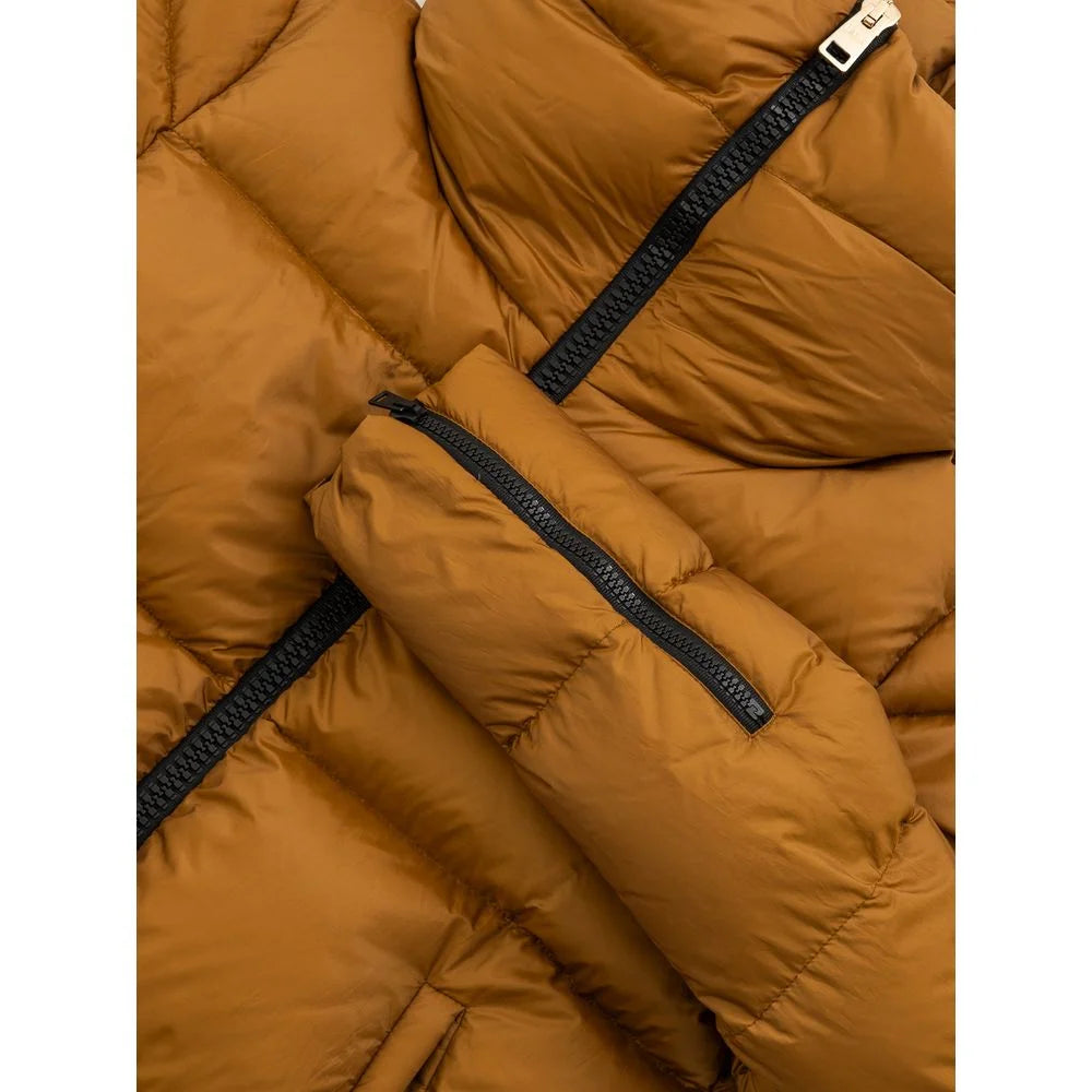 Herno Yellow Polyamide Jackets & Coat - IT42|M - Puffer Jackets