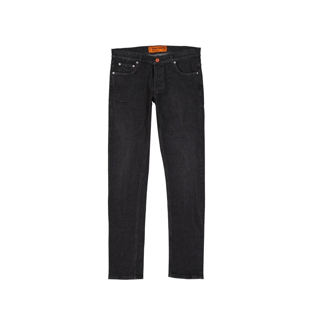 Heron Preston Black Cotton Slim Fit Jeans - W33