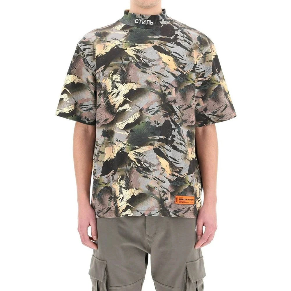 Heron Preston Camouflage Print T-shirt - S - T-Shirts