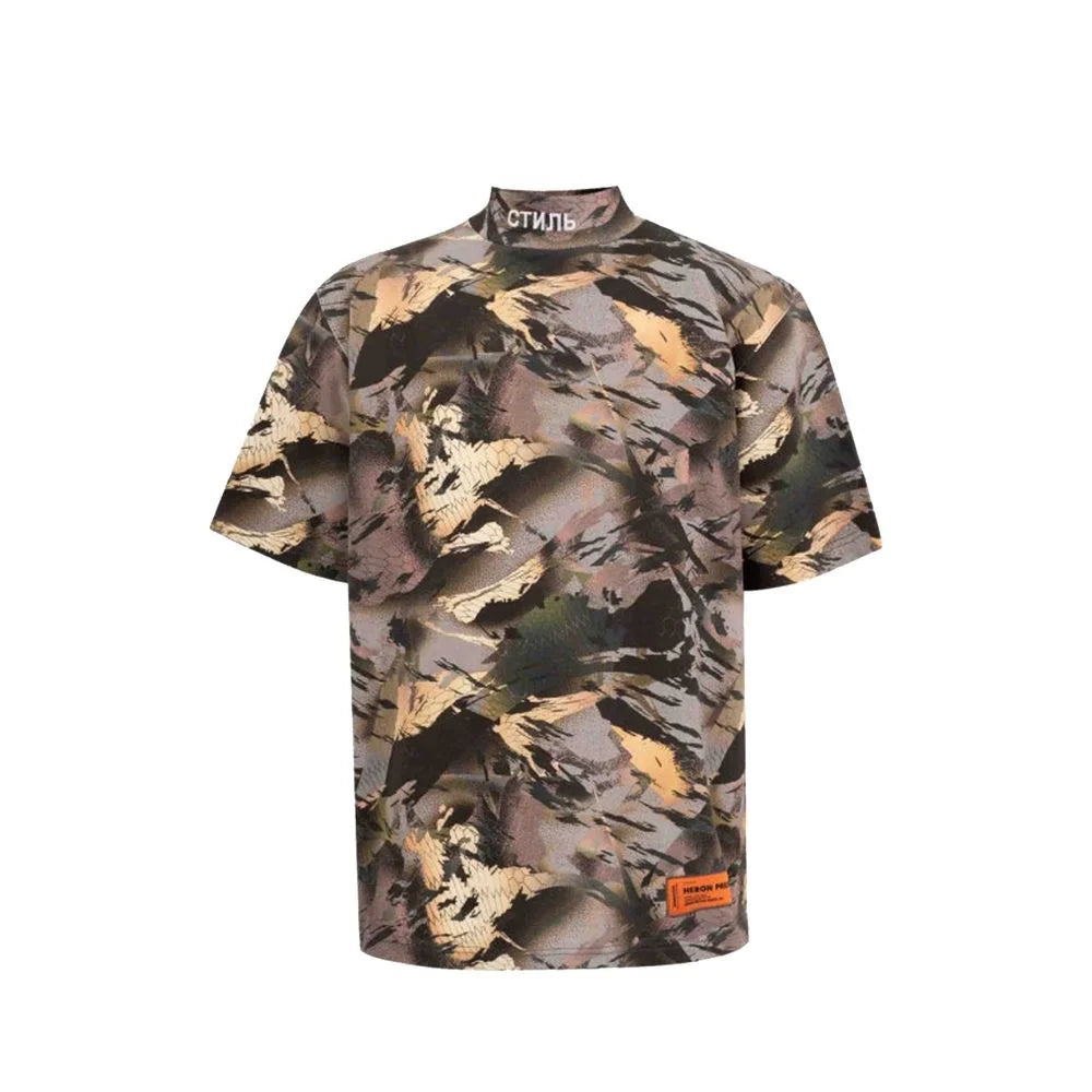 Heron Preston Camouflage Print T-shirt - S - T-Shirts