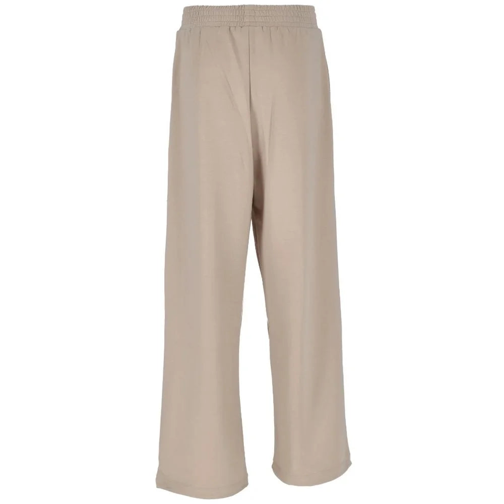 Hinnominate Beige Modal Women Pants - L - Trousers