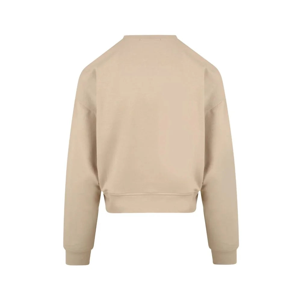 Hinnominate Beige Modal Women Sweater - XL - Sweatshirts