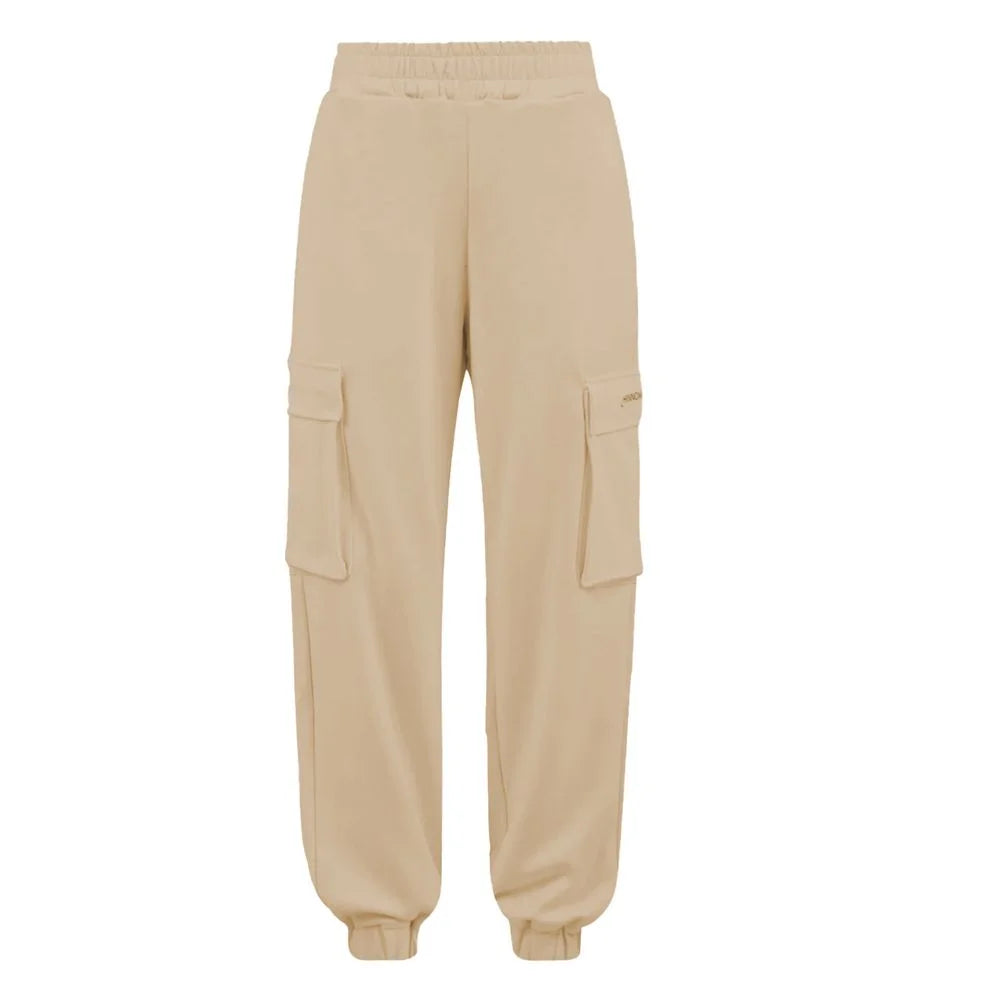 Hinnominate Beige Polyester Women Pants - Trousers