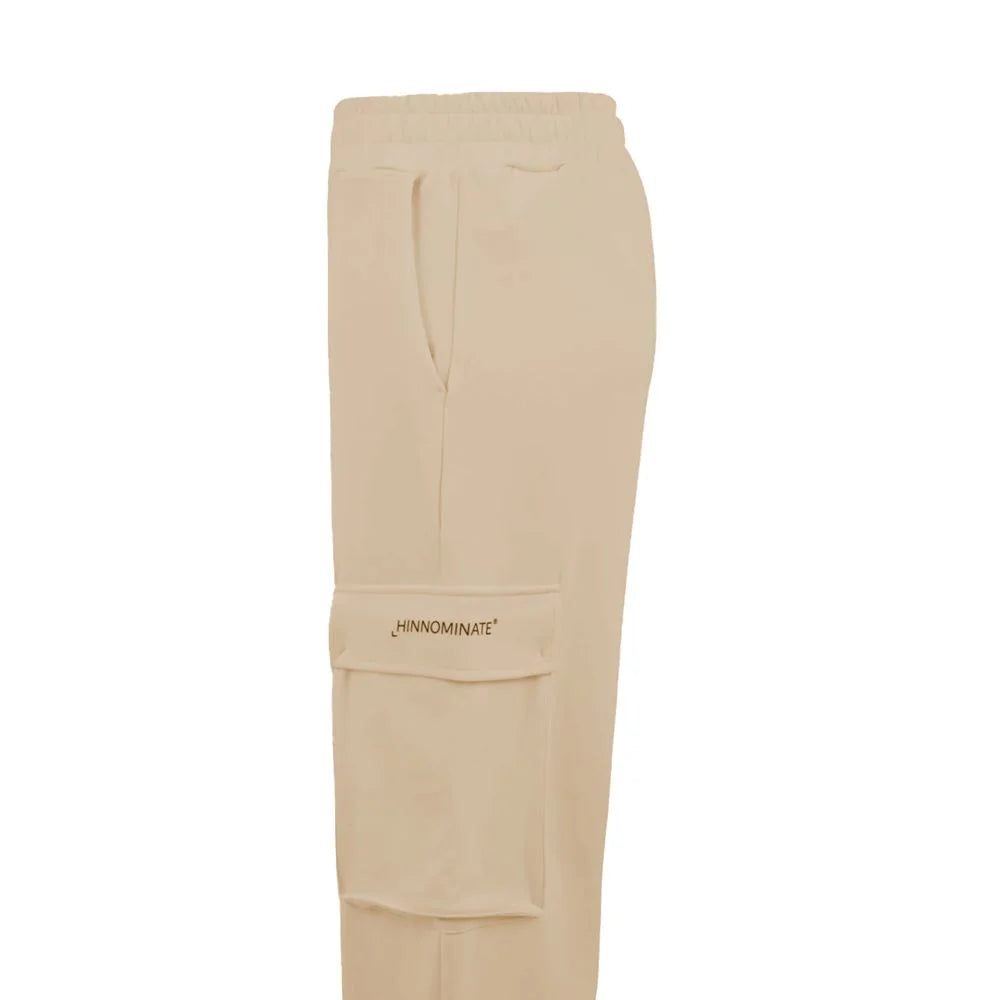 Hinnominate Beige Polyester Women Pants - Trousers
