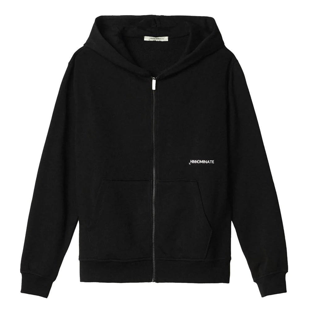 Hinnominate Black Cotton Men’s Hooded Sweater