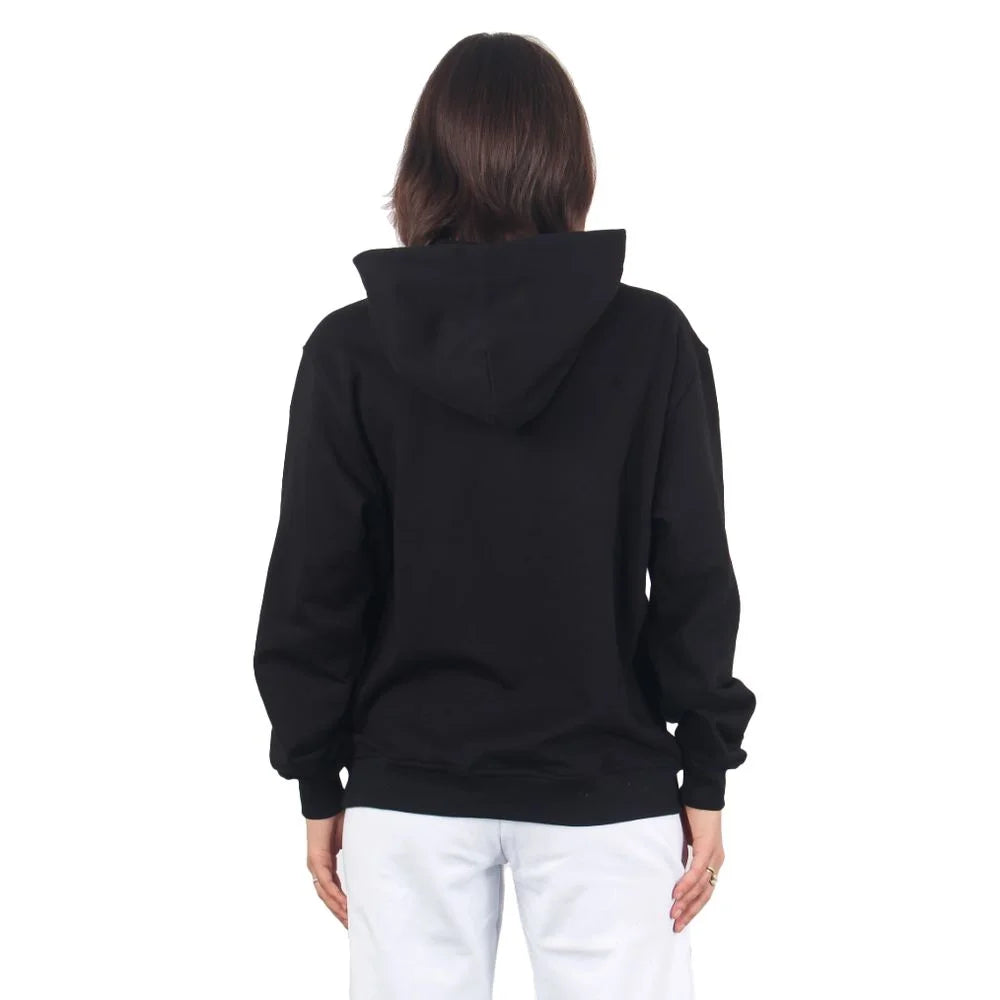Hinnominate Black Cotton Women Hoodie - Hoodies