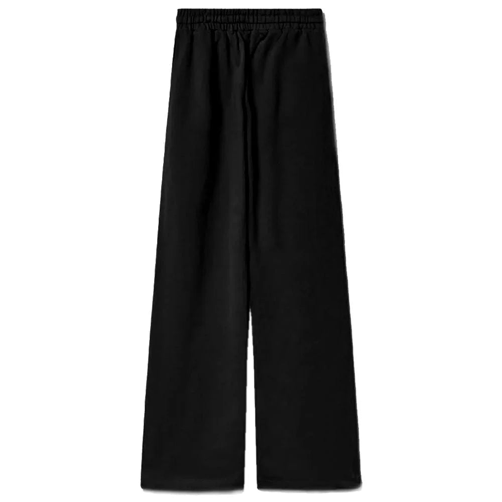 Hinnominate Black Cotton Women Palazzo Pants - L - Trousers