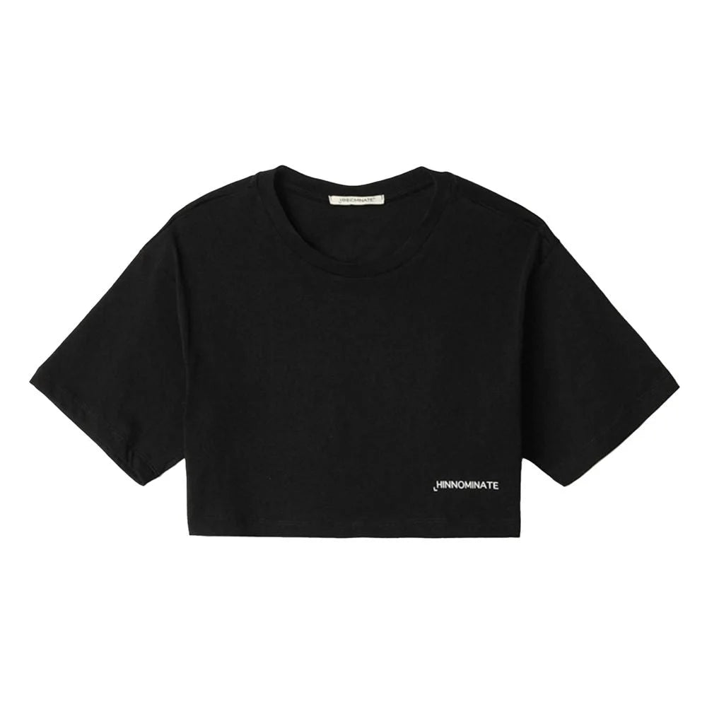 Hinnominate Black Cotton Women T-Shirt - S - T-Shirts