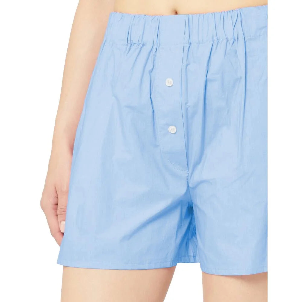 Hinnominate Blue Cotton Short - Bermudas