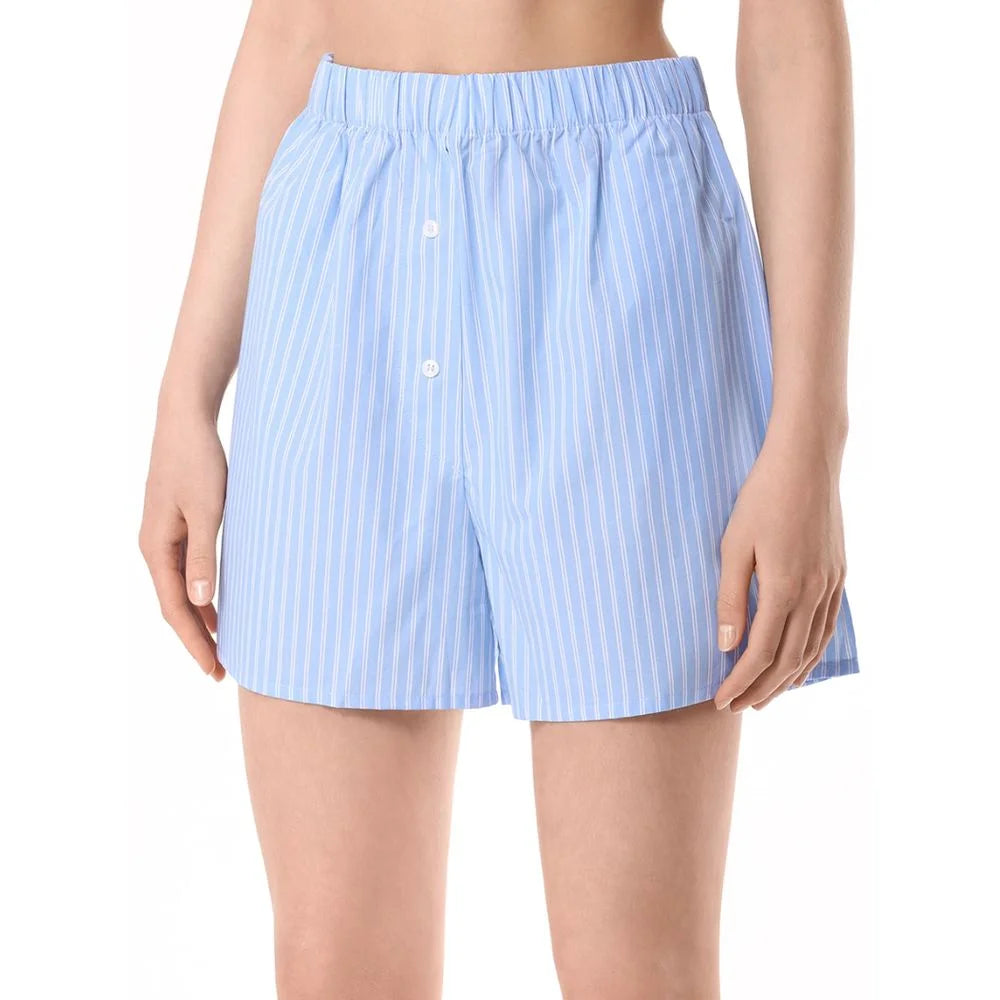 Hinnominate Blue Cotton Short - XS