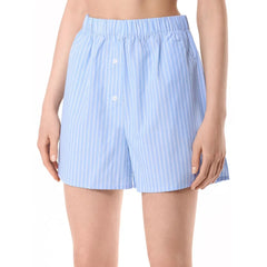 Hinnominate Blue Cotton Short - XS