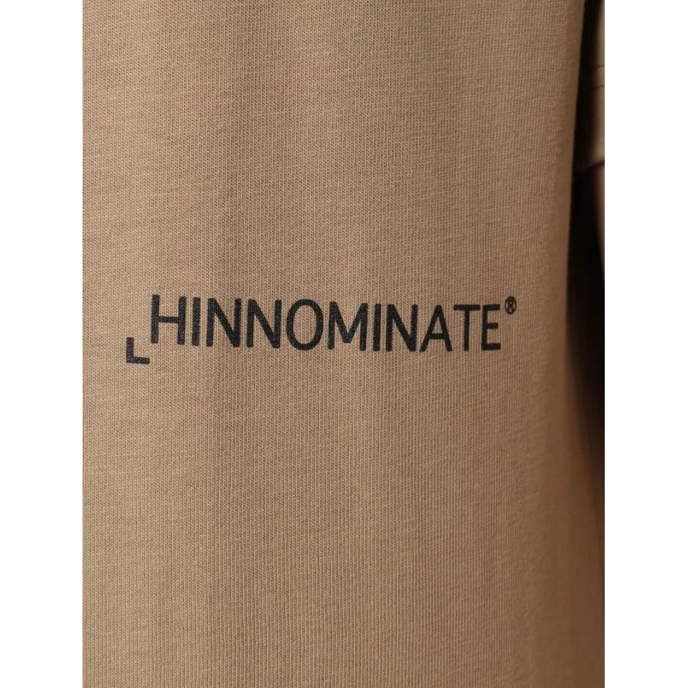 Hinnominate Brown Cotton T-Shirt - M - T-Shirts