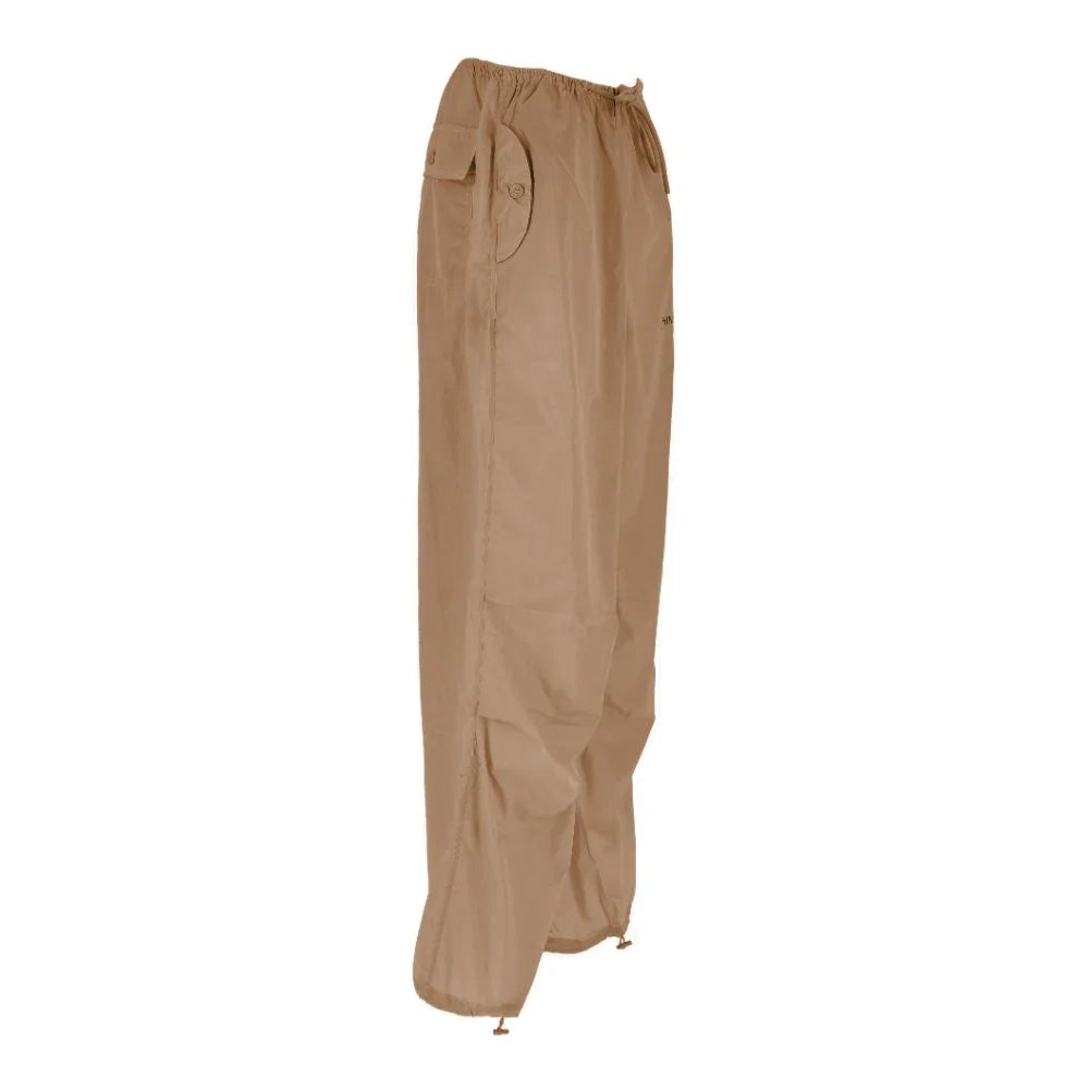 Hinnominate Brown Nylon Women Trouser - XL - Trousers