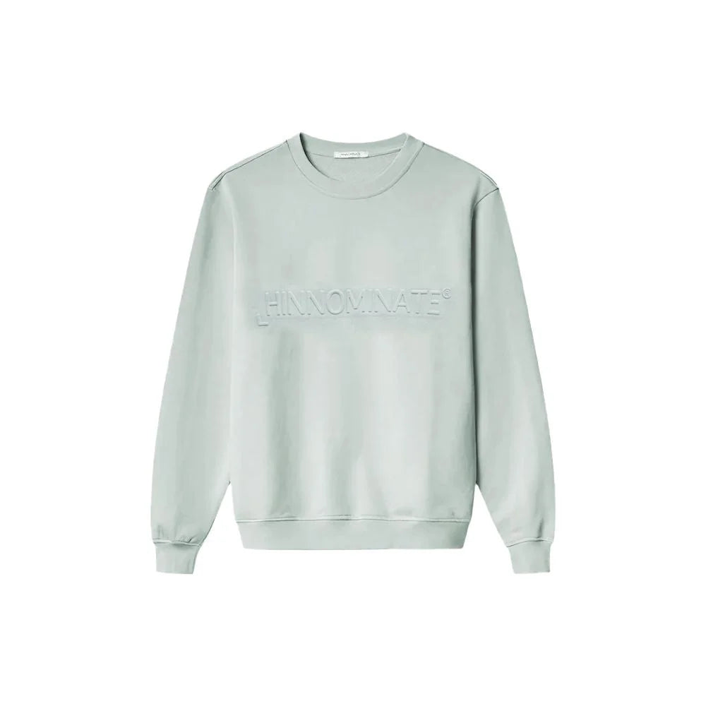 Hinnominate Gray Cotton Men Sweater - L - Sweatshirts