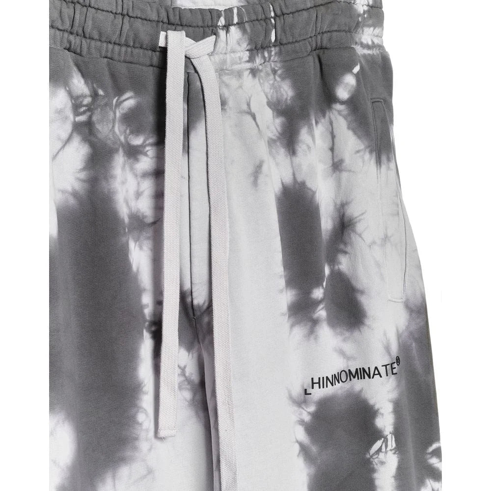 Hinnominate Gray Cotton Men Track Trouser