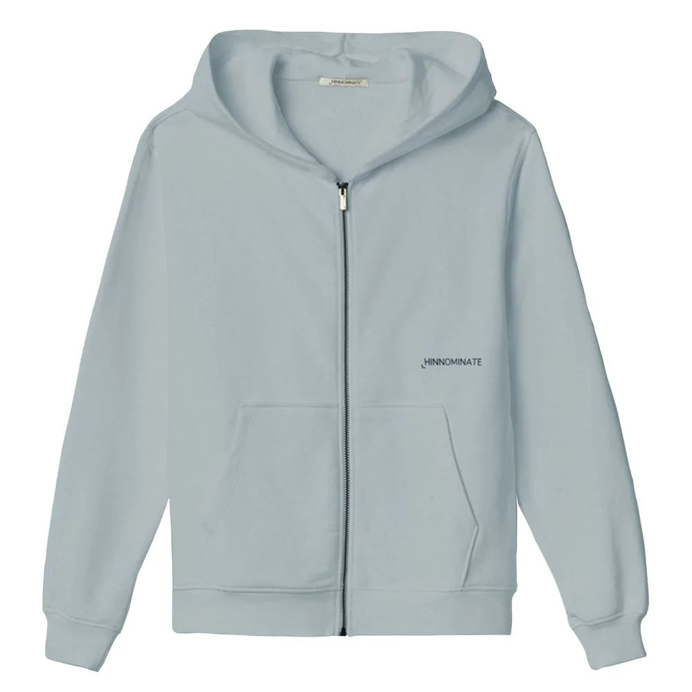 Hinnominate Gray Cotton Women Hoodie - Hoodies