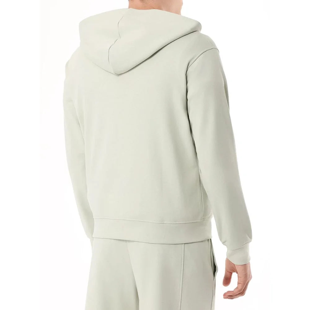 Hinnominate Green Cotton Men’s Hoodie - Hoodies