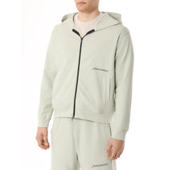 Hinnominate Green Cotton Men’s Hoodie - Hoodies