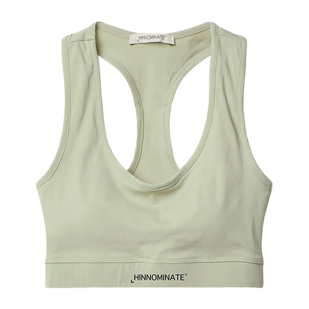 Hinnominate Green Polyamide Women Top - Sports Bras