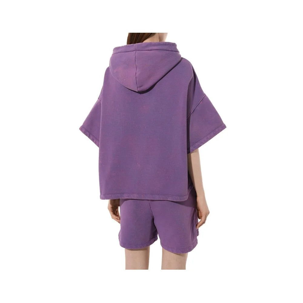 Hinnominate Purple Cotton Women Hoodie - XS - Hoodies