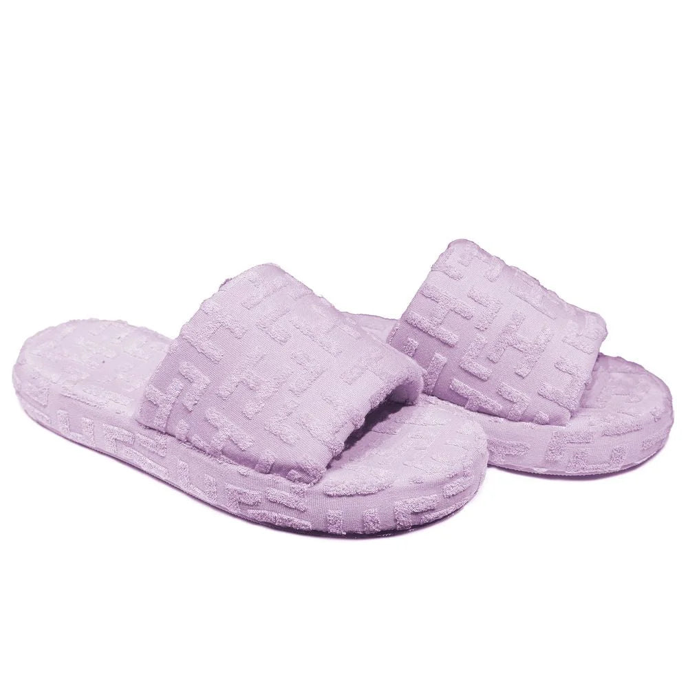 Hinnominate Purple Cotton Women Slipper - Slippers