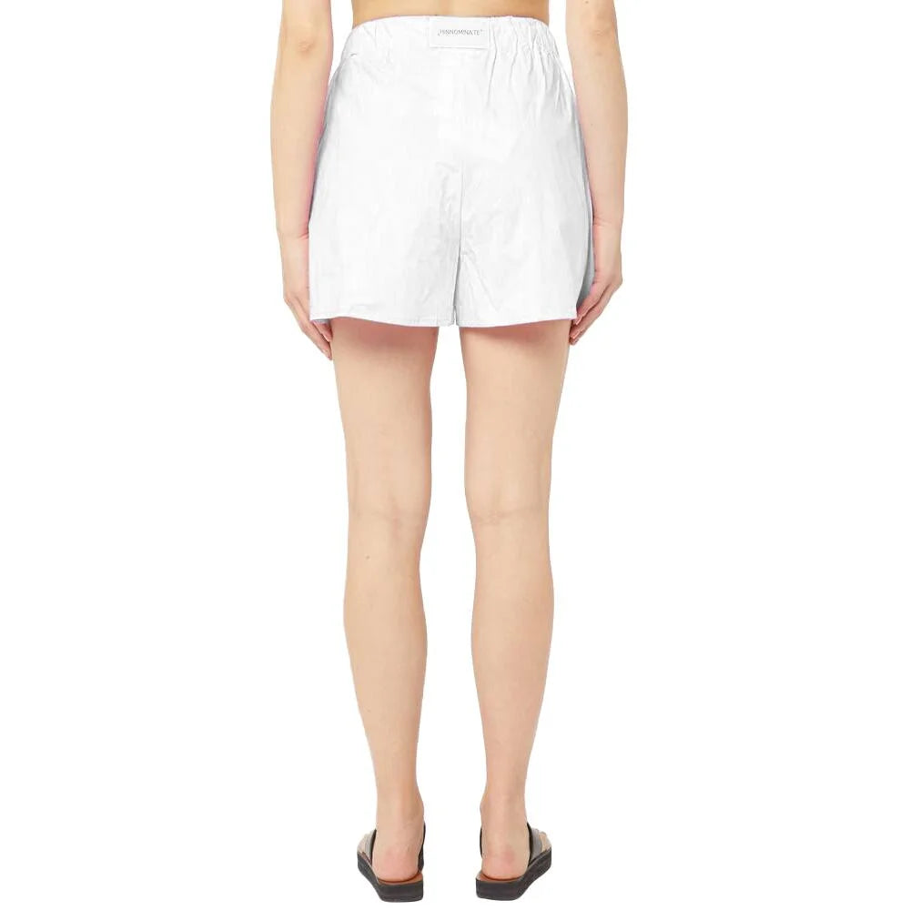 Hinnominate White Cotton Short - Bermudas